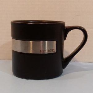 Rare Starbucks Est 1971 Black Stainless Steel Cup